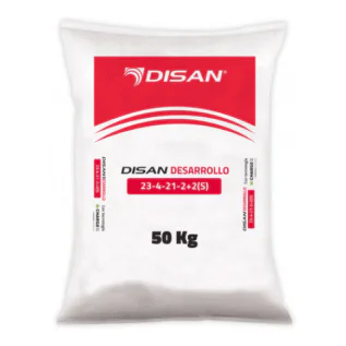 Fertilizante Disan Desarrollo 23-4-21-2 + 2(S) x 50 Kg DISAN
