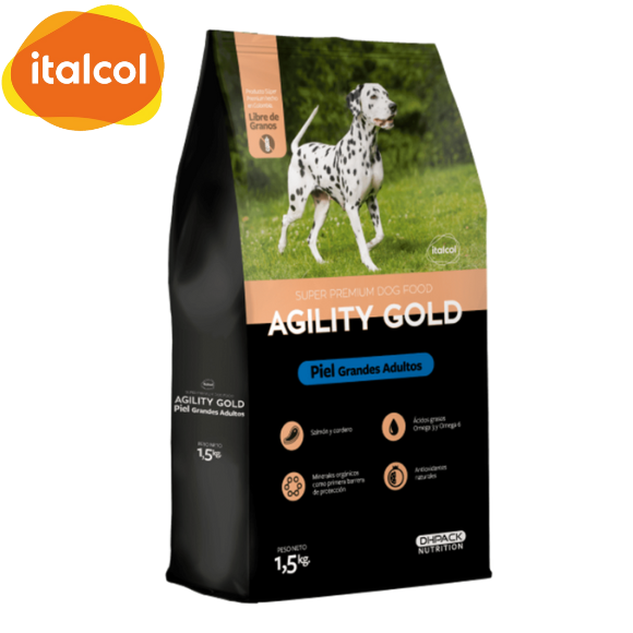 AGILITY GOLD PIEL GRANDES ADULTOS AGILITY GOLD PIEL GRANDES ADULTOS