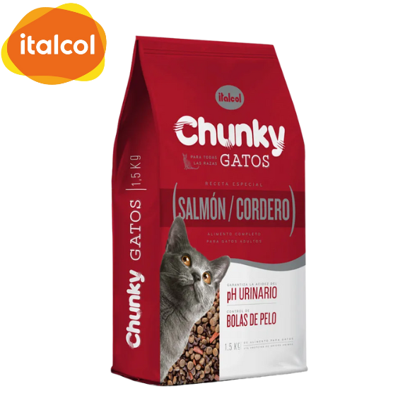 CHUNKY GATO ADULTO SALMON Y CORDERO CHUNKY GATO ADULTO SALMON Y CORDERO