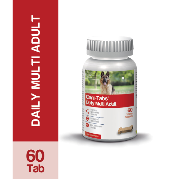 CANI TABS DAYLI MULTI ADUL X 60 TAB CANI TABS DAYLI MULTI ADUL X 60 TAB