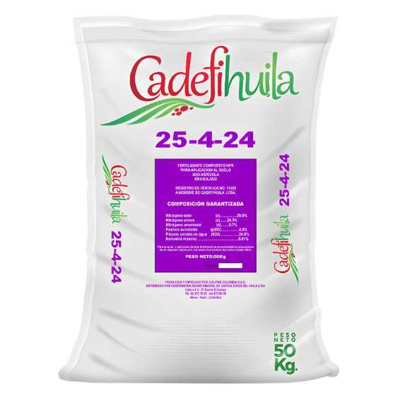 FERTILIZANTE CADEFIHUILA 25-4-24 (Bolsa Morada) FERTILIZANTE CADEFIHUILA 25-4-24 (Bolsa Morada)
