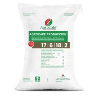 Fertilizante Agrocafé Producción 17-6-18-2 x 50Kg AGROCAFÉ